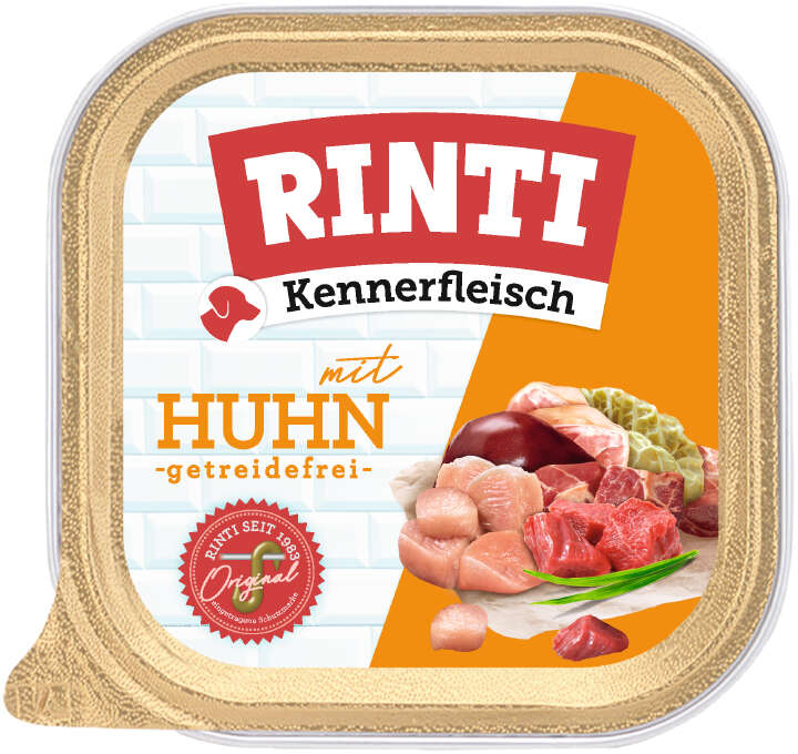 RINTI Hunde-Nassfutter Kennerfleisch Huhn